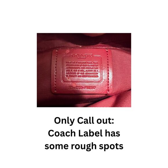 Coach Signature File Bag SV/Brown True Red with Dust Cover (NWT with Callout) - Picture 10 of 12